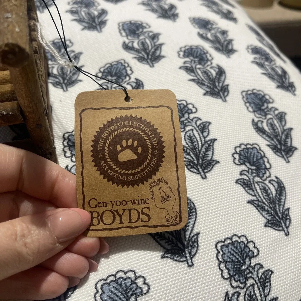 Boyds Collection 10x6 Kristen's Large Acorn DOLL ADIRONDACK Log Cabin Chair